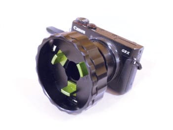 CANON G9X CAMERA WITH UNIVERSAL ADAPTER & SLEEVE "GOLD KIT"