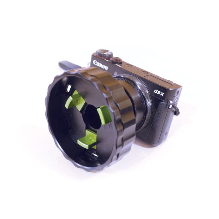 CANON G9X CAMERA WITH UNIVERSAL ADAPTER & SLEEVE "GOLD KIT"