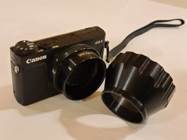 SCOPE)CAM POINT AND SHOOT "GOLD KIT" Canon G9X WITH COMPRESSION ADAPTER - Image 2